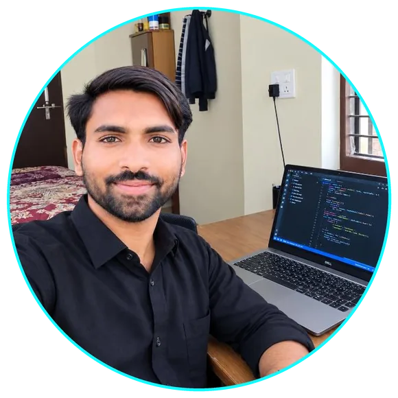 Jai Kumar working on a Shopify website
